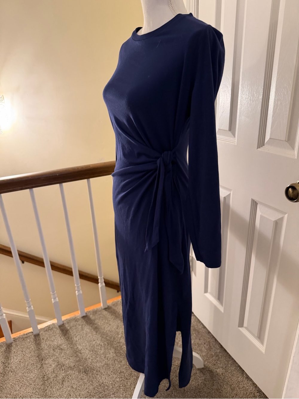 Anthropologie Daily Practice Tie Breaker Long Sleeve Dress - Picture 5 of 9